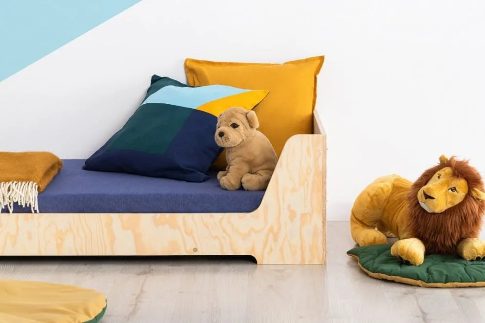Łóżko dziecięce KIKI 13 80x160 sosna ze sklejki sosnowej | MIRAT. w stylu kolekcja