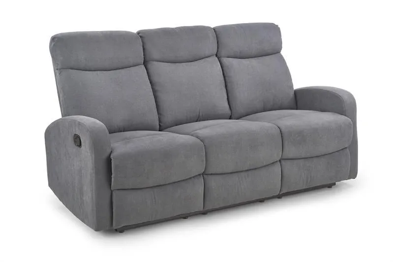 Sofa OSLO 3S szara trzyosobowa do salonu | MIRAT.