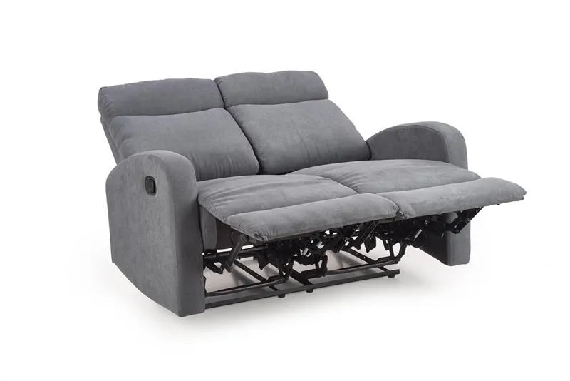 Sofa OSLO 2S szara tapicerowana do salonu | MIRAT.