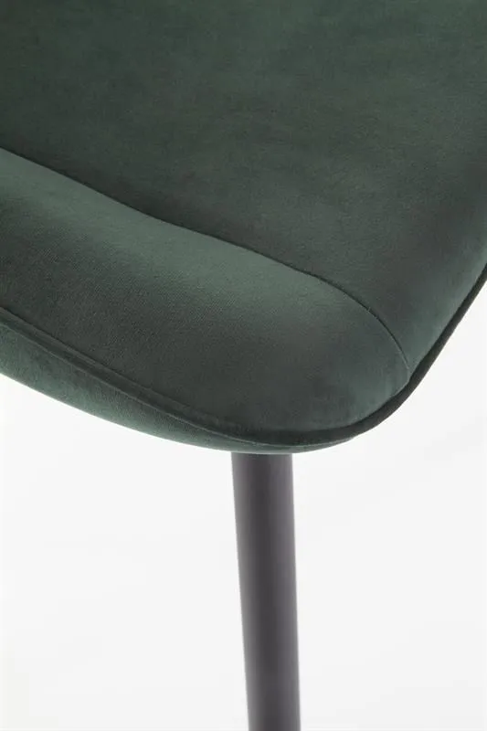 Krzesło K404 VELVET ciemno zielone do jadalni | MIRAT. w stylu kolekcja