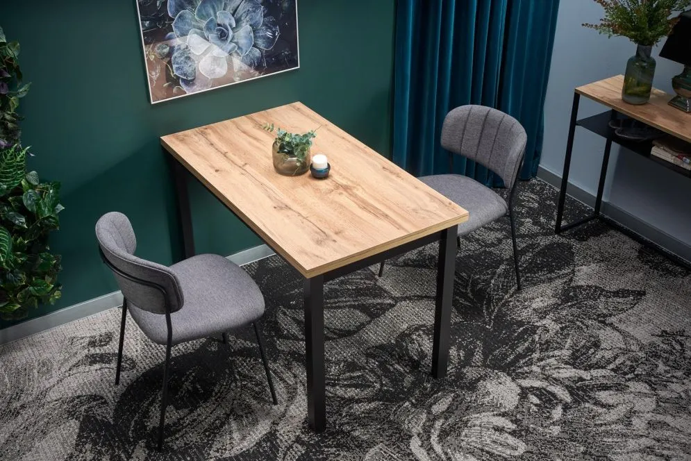 Stół COBALT 120x68 dąb wotan do jadalni Halmar | MIRAT. w stylu kolekcja