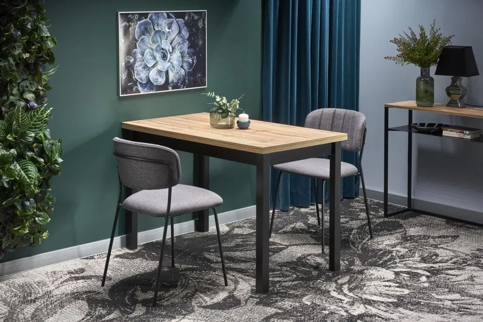 Stół COBALT 120x68 dąb wotan do jadalni Halmar | MIRAT. w stylu kolekcja