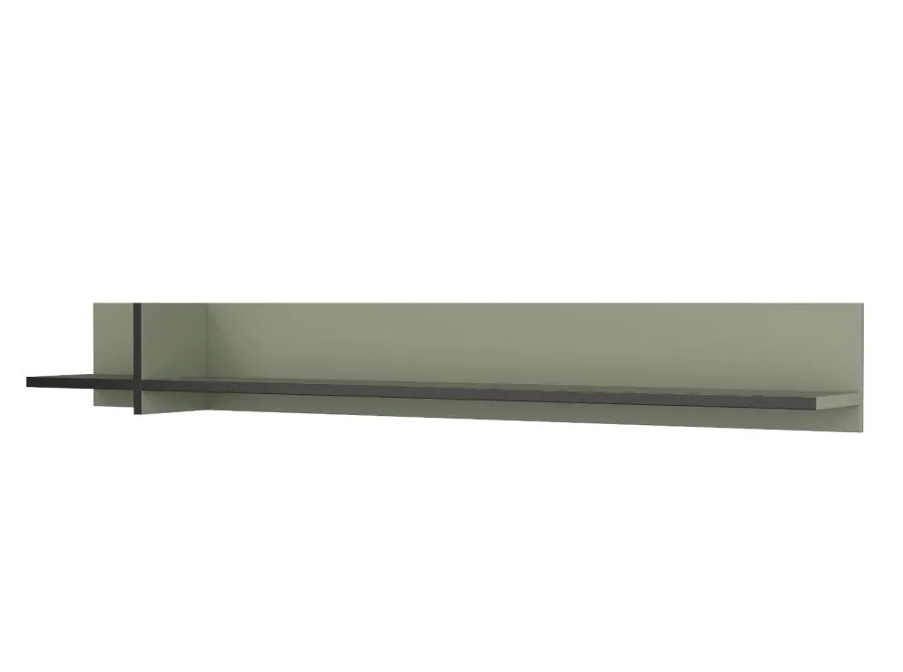 Półka wisząca CROSS 180cm zielona do salonu I sklep meblowy MIRAT. kolekcja HV-CROSS