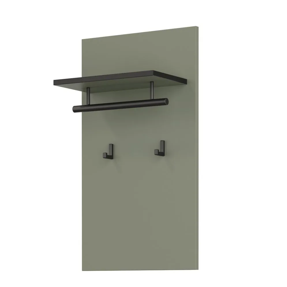 Elegancki wieszak do przedpokoju CROSS 40x70cm zielony/czarny I sklep meblowy MIRAT. kolekcja HV-CROSS