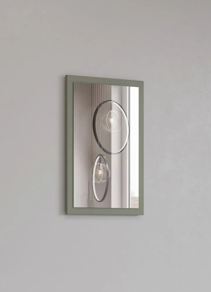 Lustro do przedpokoju CROSS 40x60cm zielone laminowane I sklep meblowy MIRAT. kolekcja HV-CROSS