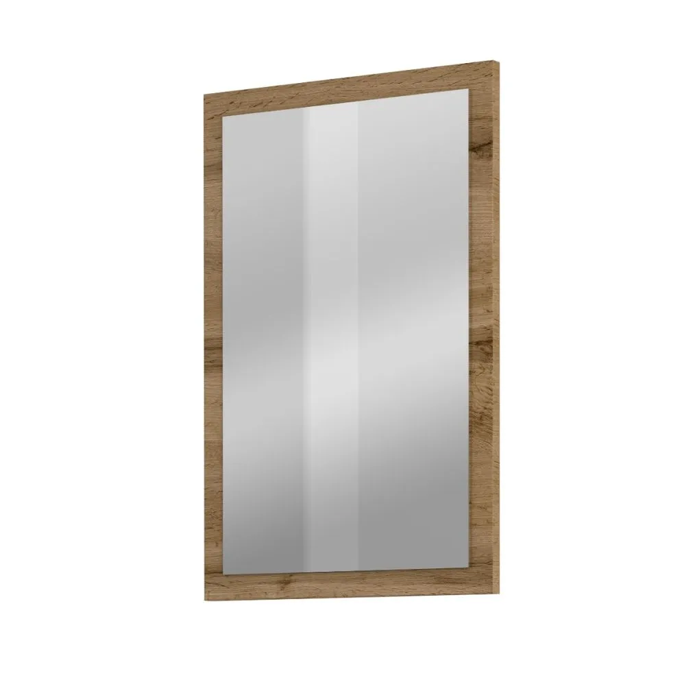 Lustro do przedpokoju CROSS 40x60cm dąb wotan wiszące I sklep meblowy MIRAT. kolekcja HV-CROSS