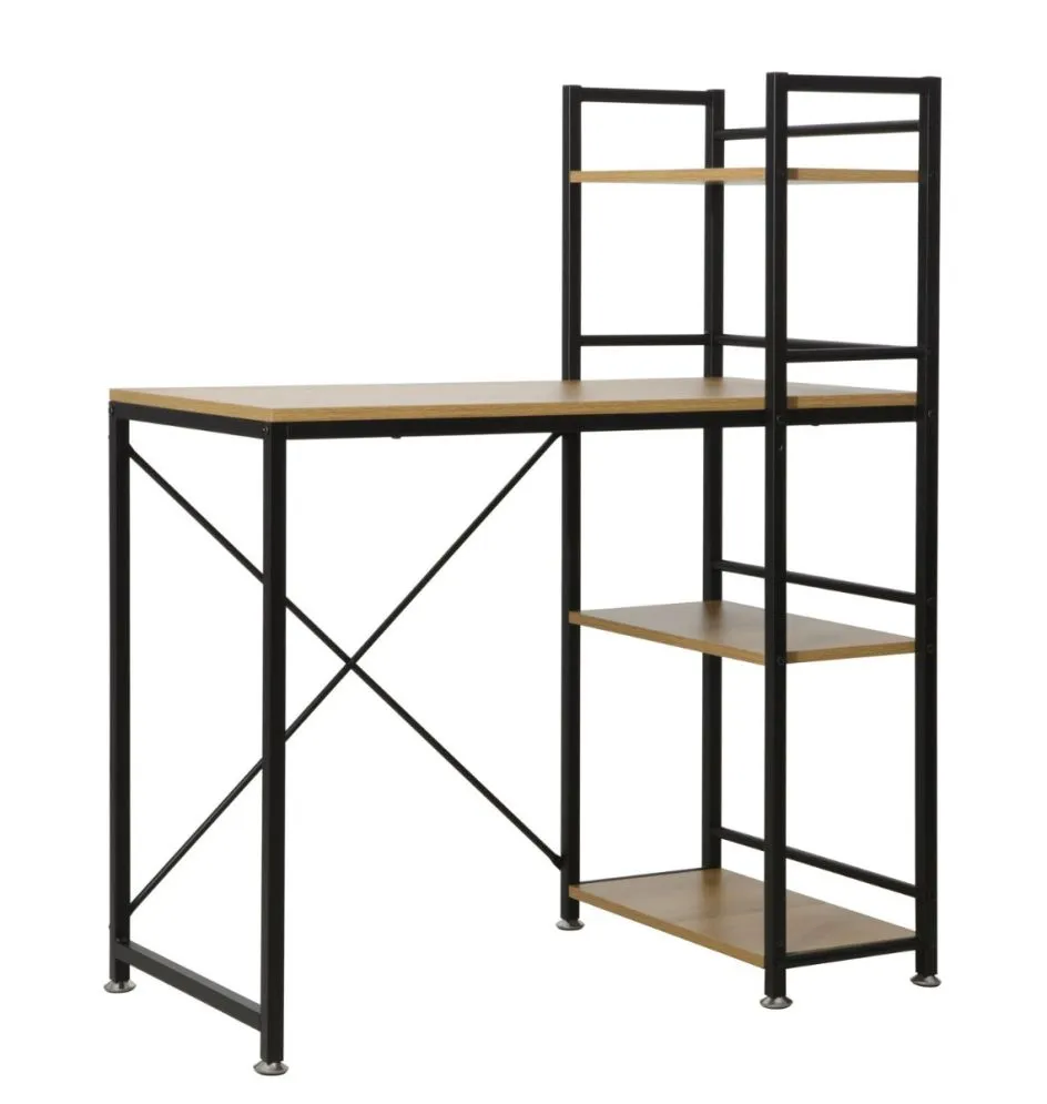 Biurko B-036 dąb/czarne w stylu loft I sklep meblowy MIRAT. styl LOFT