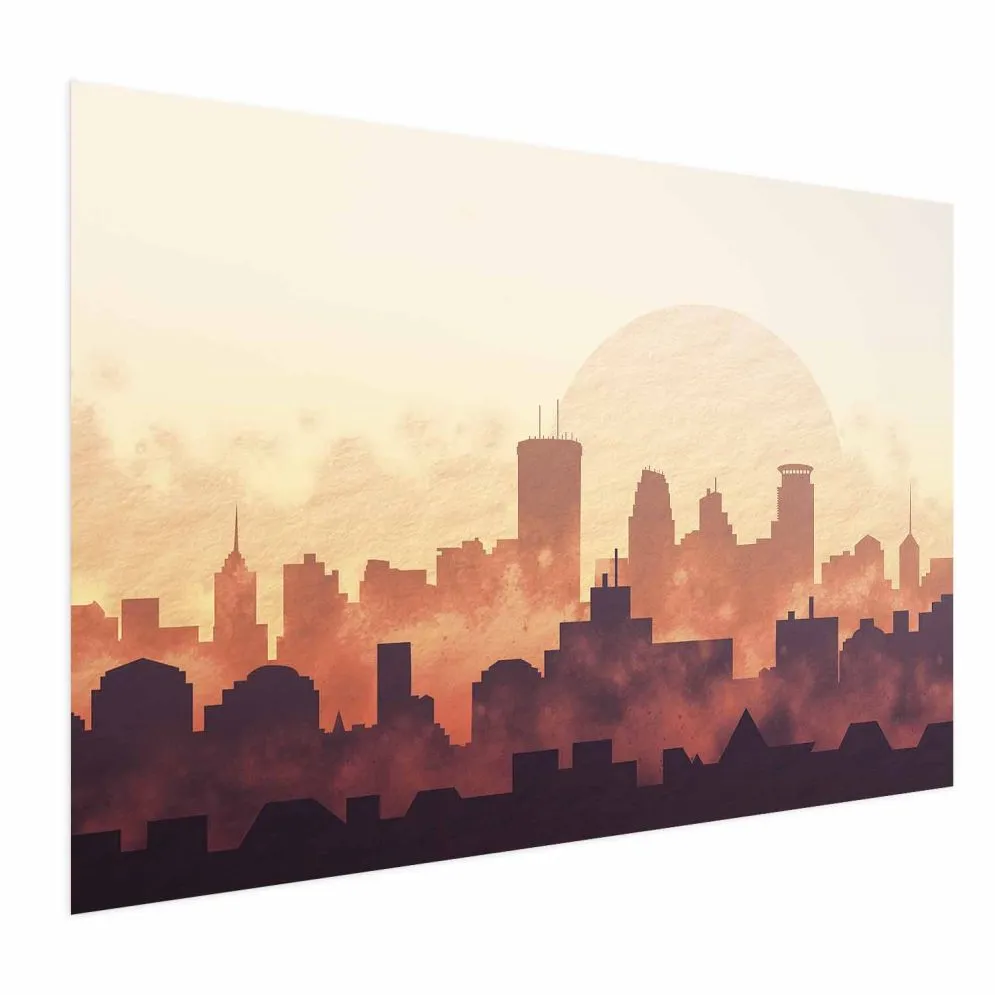Plakat Żar miasta 42x29,7 cm bez ramy bez marginesu | MIRAT.