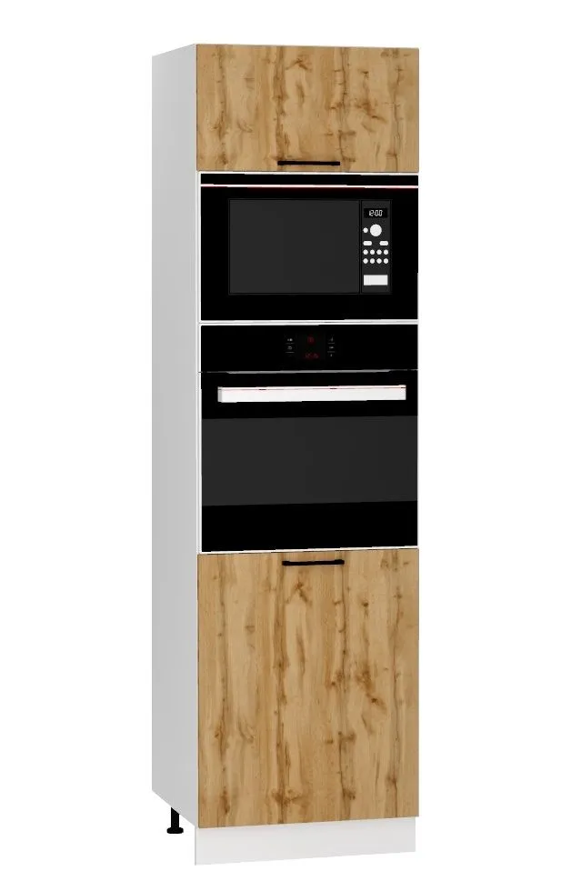 Szafka pod piekarnik i mikrofalę 60 BONO D60 PK MV/2133 P/L dąb wotan I sklep meblowy MIRAT. styl LOFT