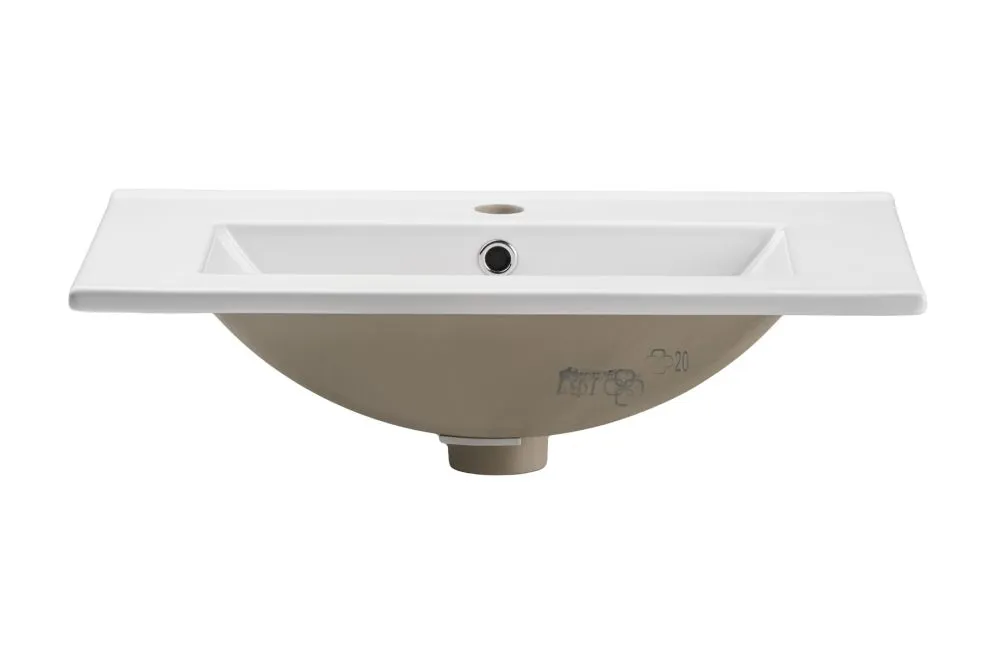 Szafka pod umywalkę LINE REED GREEN D 82-60-2D zielona szałwiowa I sklep meblowy MIRAT. styl RYFLOWANY