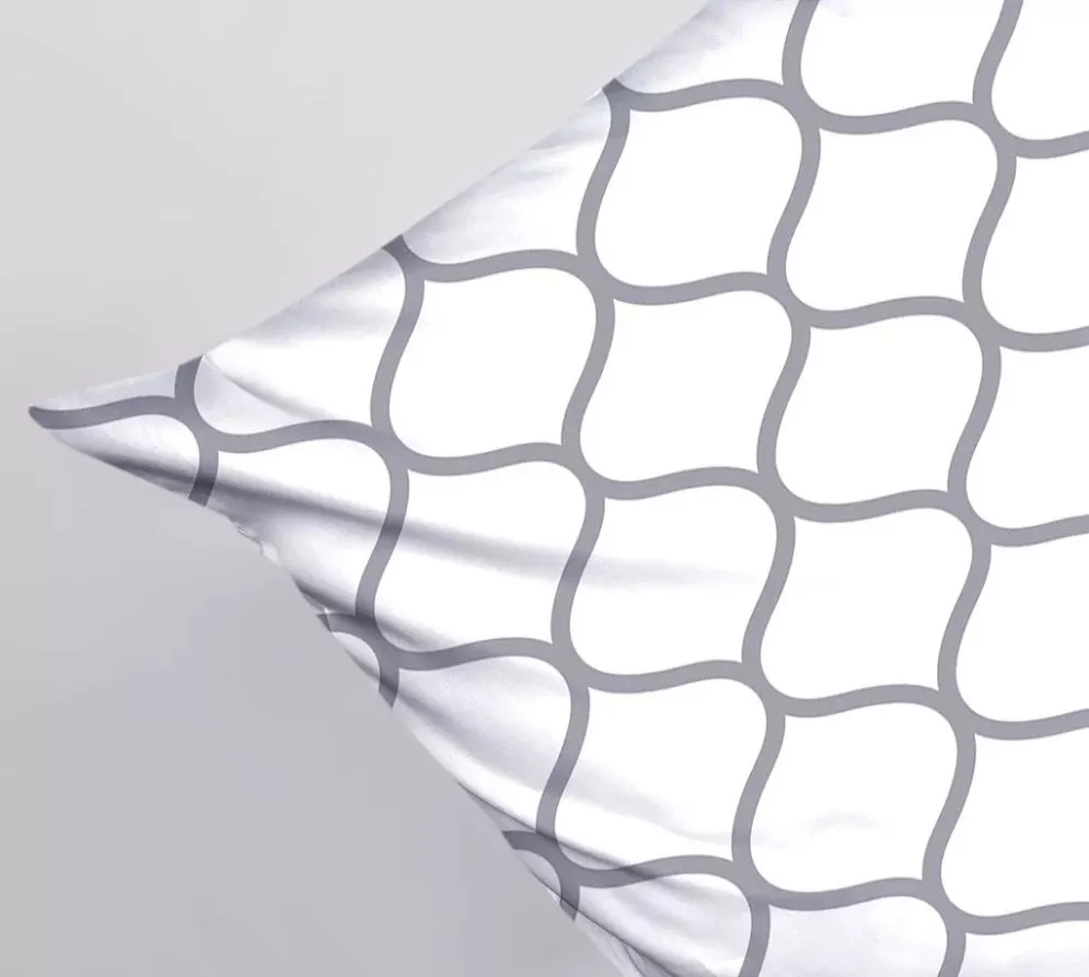 Pościel Bawełniana Greno Premium Decor 140x200 szara połysk MIRAT.