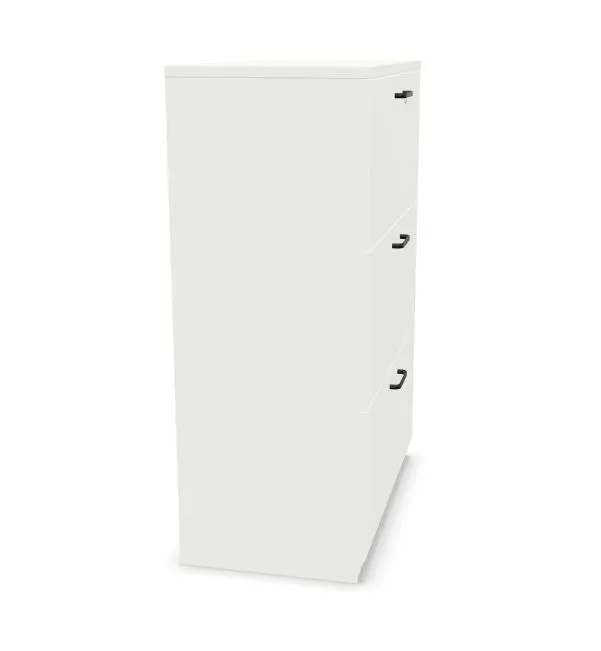 Komoda biurowa EASY SPACE CABINET 3D 80cm biała zamykana I sklep meblowy MIRAT.