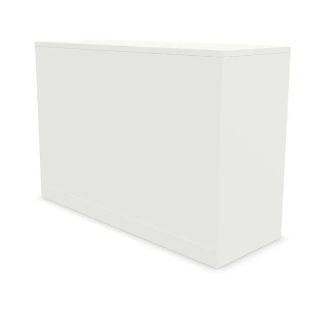 Szafka biurowa żaluzjowa EASY SPACE CABINET HRT 2-OH 120cm biała zamykana I sklep meblowy MIRAT.