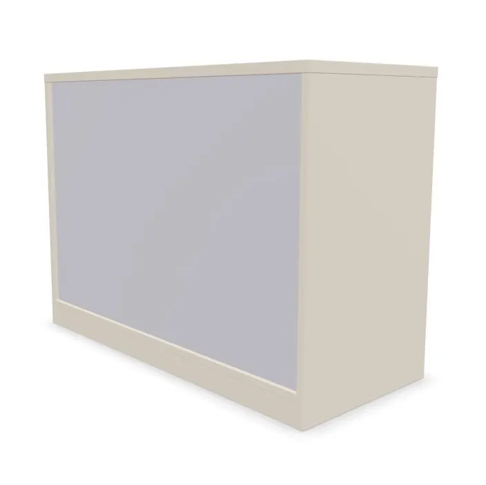 Szafka biurowa przesuwna EASY SPACE CABINET S 1.5-OH 100cm kaszmirowa zamykana I sklep meblowy MIRAT.