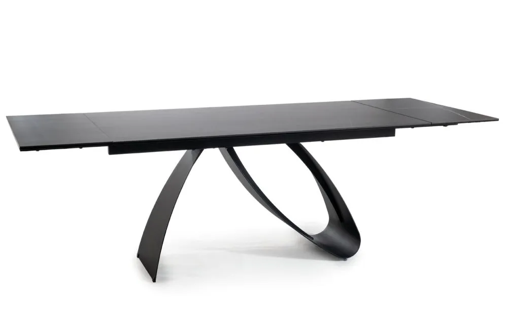 Stół DIUNA CERAMIC 160(240)x90 czarny I sklep meblowy MIRAT. styl LOFT