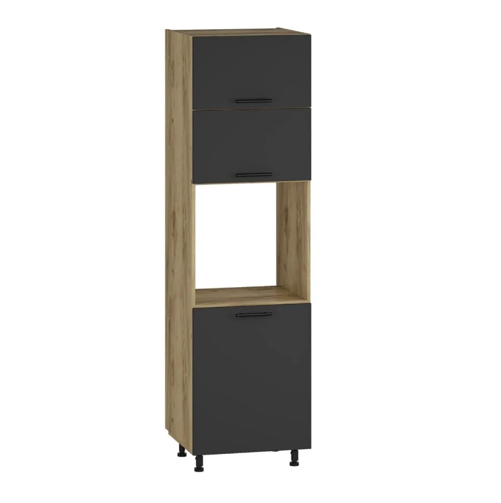 Szafka pod piekarnik 60 VENTO DP-60/214 antracyt HALMAR | MIRAT. styl LOFT kolekcja VENTO