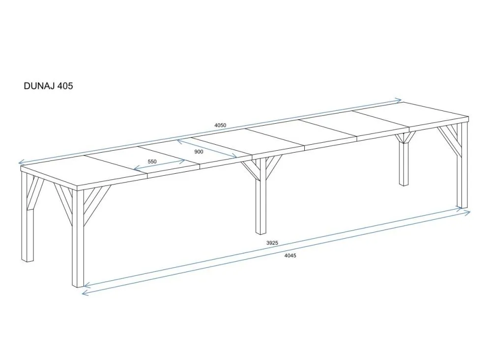Stół rozkładany DUNAJ 130(405)x90 dąb artisan w stylu loft I sklep meblowy MIRAT. styl LOFT