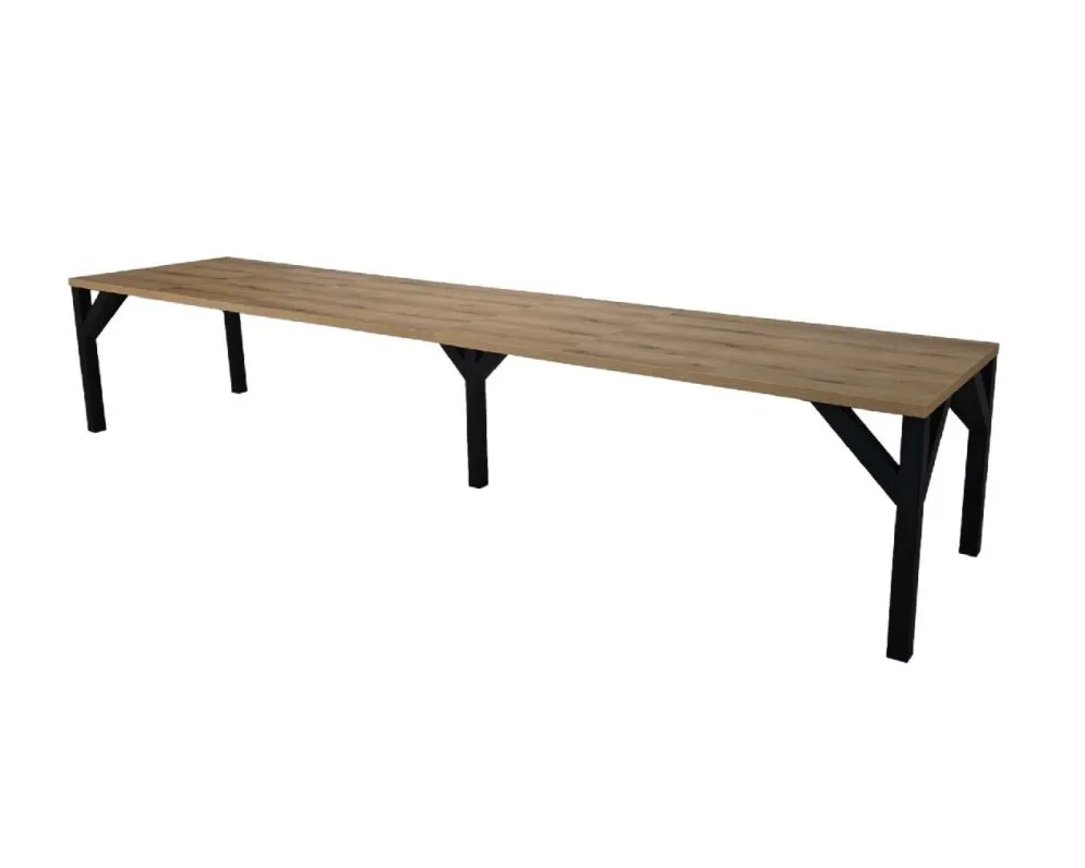 Stół rozkładany DUNAJ 130(240)x90 dąb evoke I sklep meblowy MIRAT. styl LOFT