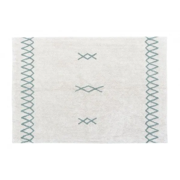 Dywan ATLAS NATURAL VINTAGE BLUE L 170x240 niebieski we wzory | MIRAT. w stylu kolekcja