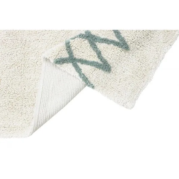 Dywan ATLAS NATURAL VINTAGE BLUE L 170x240 niebieski we wzory | MIRAT. w stylu kolekcja