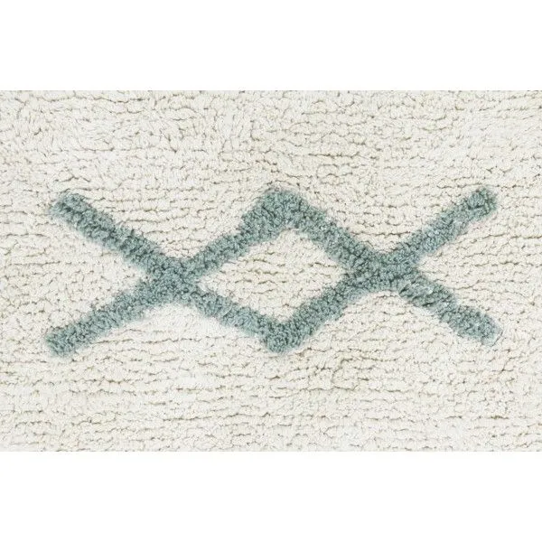 Dywan ATLAS NATURAL VINTAGE BLUE L 170x240 niebieski we wzory | MIRAT. w stylu kolekcja
