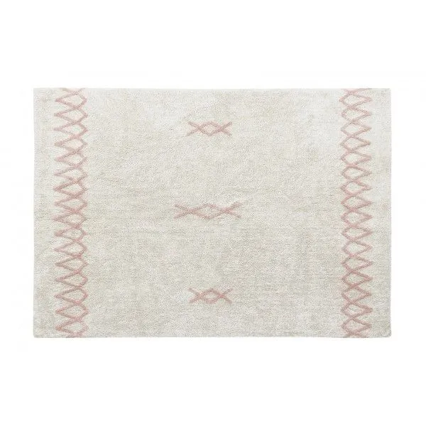 Dywan ATLAS NATURAL VINTAGE NUDE L 170x240 różowy we wzory | MIRAT. w stylu  kolekcja