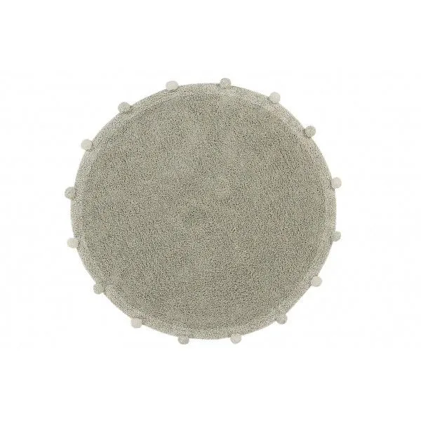 Dywan dziecięcy BUBBLY OLIVE NATURAL 120x120 oliwkowy okrągły | MIRAT. w stylu kolekcja