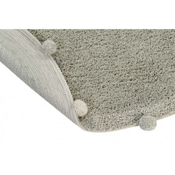 Dywan dziecięcy BUBBLY OLIVE NATURAL 120x120 oliwkowy okrągły | MIRAT. w stylu kolekcja