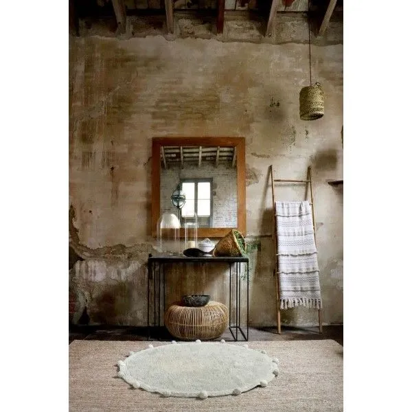 Dywan dziecięcy BUBBLY OLIVE NATURAL 120x120 oliwkowy okrągły | MIRAT. w stylu kolekcja