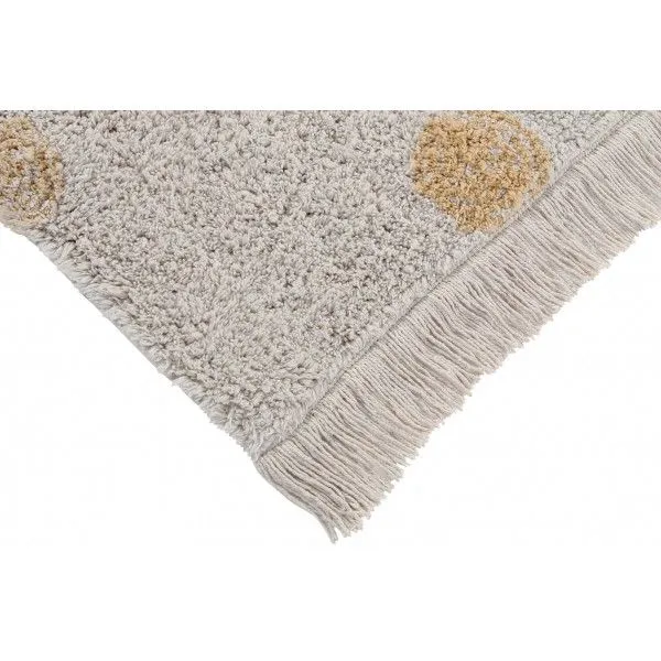 Dywan dziecięcy HIPPY DOTS NATURAL HONEY 120x160 beżowy w pomarańczowe kropki | MIRAT. w stylu kolekcja
