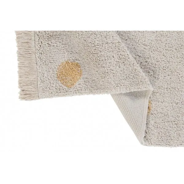 Dywan dziecięcy HIPPY DOTS NATURAL HONEY 120x160 beżowy w pomarańczowe kropki | MIRAT. w stylu kolekcja