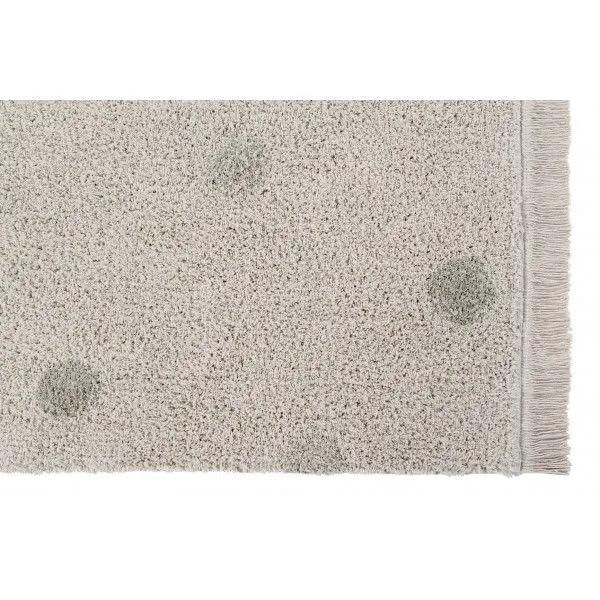 Dywan dziecięcy HIPPY DOTS NATURAL OLIVE 120x160 beżowy bawełniany | MIRAT. w stylu kolekcja
