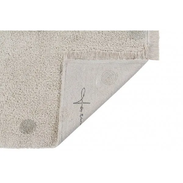 Dywan dziecięcy HIPPY DOTS NATURAL OLIVE 120x160 beżowy bawełniany | MIRAT. w stylu kolekcja