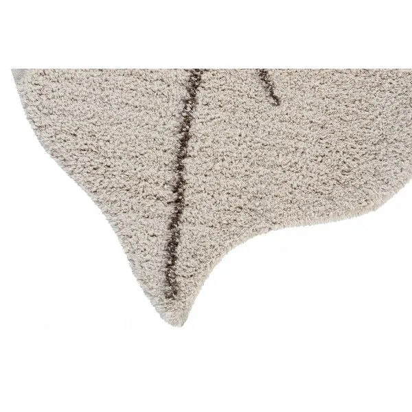 Dywan dziecięcy MONSTERA NATURAL 120x180 beżowy w kształcie liścia | MIRAT. w stylu kolekcja
