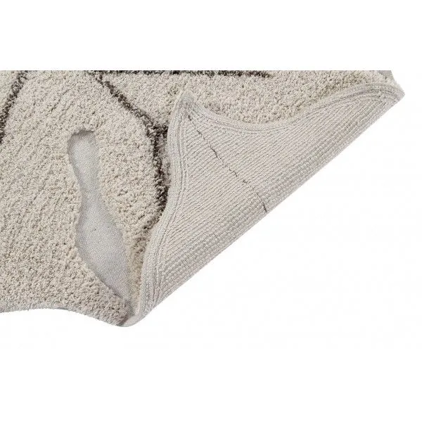 Dywan dziecięcy MONSTERA NATURAL 120x180 beżowy w kształcie liścia | MIRAT. w stylu kolekcja