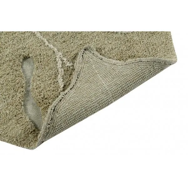 Dywan dziecięcy MONSTERA OLIVE 120x180 oliwkowy w kształcie liścia | MIRAT. w stylu  kolekcja