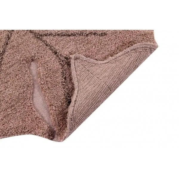 Dywan dziecięcy MONSTERA VINTAGE NUDE 120x180 w kształcie liścia | MIRAT. w stylu kolekcja