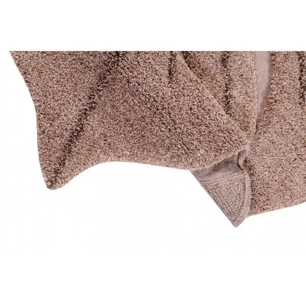 Dywan dziecięcy MONSTERA VINTAGE NUDE 120x180 w kształcie liścia | MIRAT. w stylu kolekcja