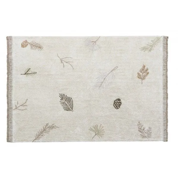 Dywan dziecięcy PINE FOREST L 170x240 beżowy z frędzelkami | MIRAT. w stylu kolekcja