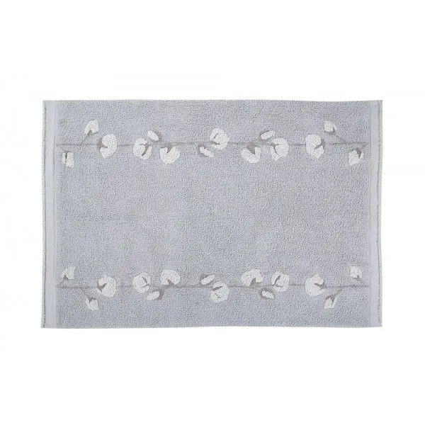 Dywan dziecięcy COTTON BOLLS 120x170 szary w bawełniany | MIRAT. w stylu kolekcja