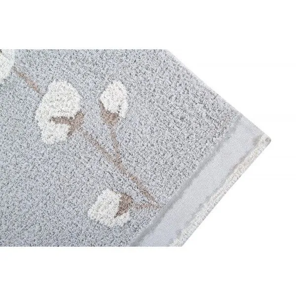 Dywan dziecięcy COTTON BOLLS 120x170 szary w bawełniany | MIRAT. w stylu kolekcja