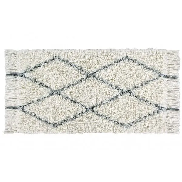 Dywan BERBER SOUL SMALL 80x140 beżowy wełniany z frędzelkami | MIRAT. w stylu kolekcja