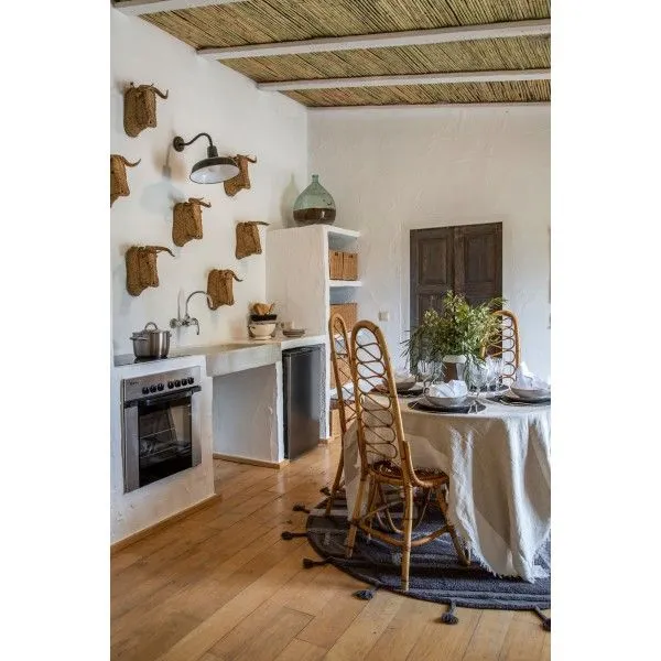 Dywan HOKAN 160x160 granatowy/brązowy wełniany | MIRAT. w stylu kolekcja