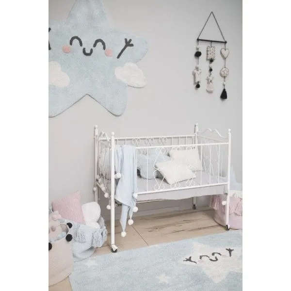 Dywan dziecięcy HAPPY STAR 120x120 niebieski w kształcie gwiazdki | MIRAT. w stylu kolekcja