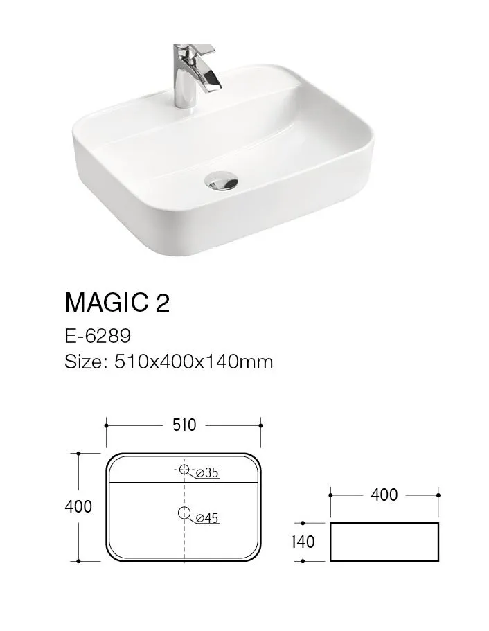 Szafka pod umywalkę nablatową PLATINUM 94 cm biała wisząca | MIRAT.  kolekcja PLATINUM