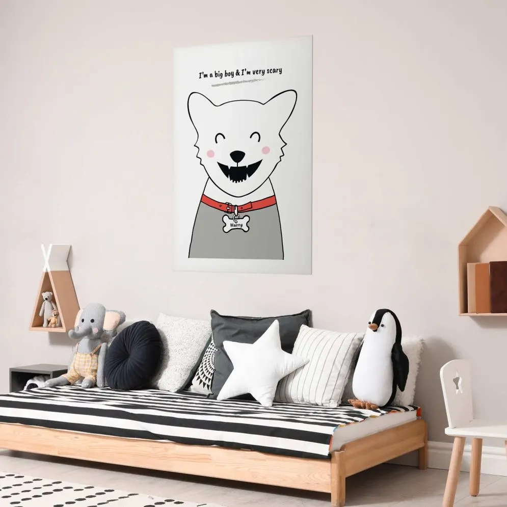 Plakat Piesek Harry 21x30 cm bez ramy z marginesem | MIRAT.