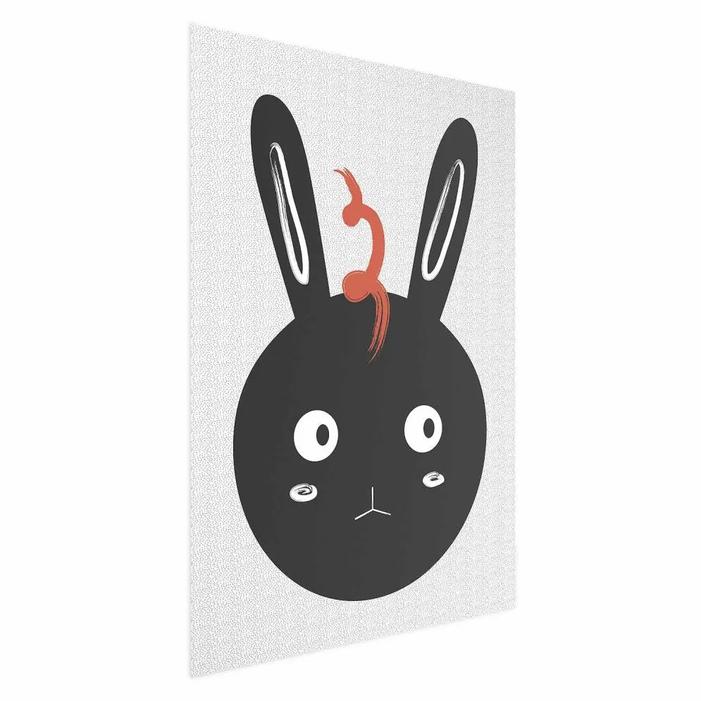 Plakat Królik widzi wszystko 21x30 cm bez ramy bez marginesu | MIRAT.