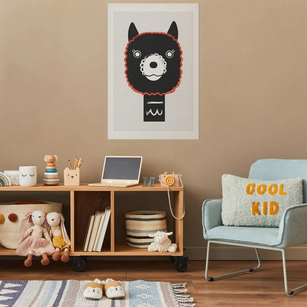 Plakat Dekoracyjna alpaka 60x90 cm bez ramy z marginesem | MIRAT.