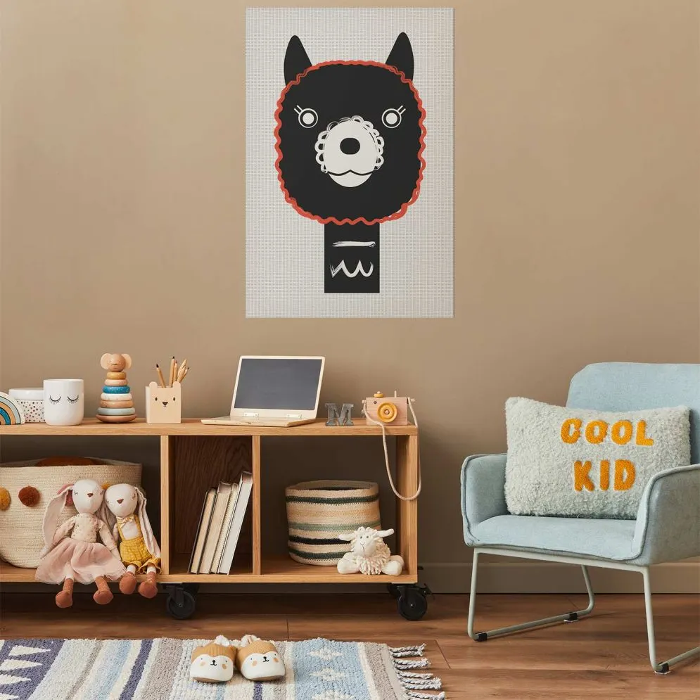 Plakat Dekoracyjna alpaka 21x30 cm bez ramy bez marginesu | MIRAT.