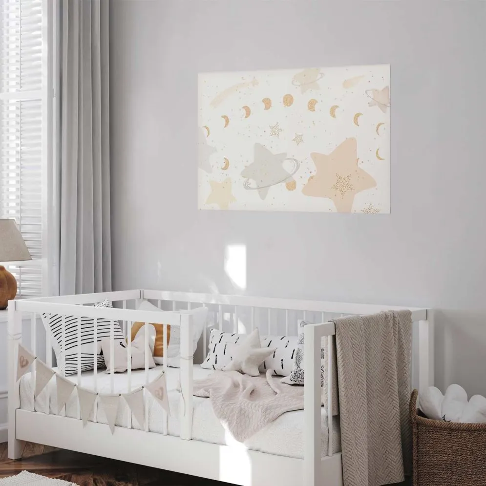 Plakat Księżyc i gwiazdy 30x21 cm bez ramy bez marginesu | MIRAT.